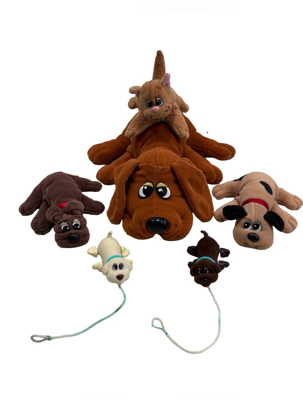 Vintage Pound Puppies Lot and Kitty 80s/90s Toys